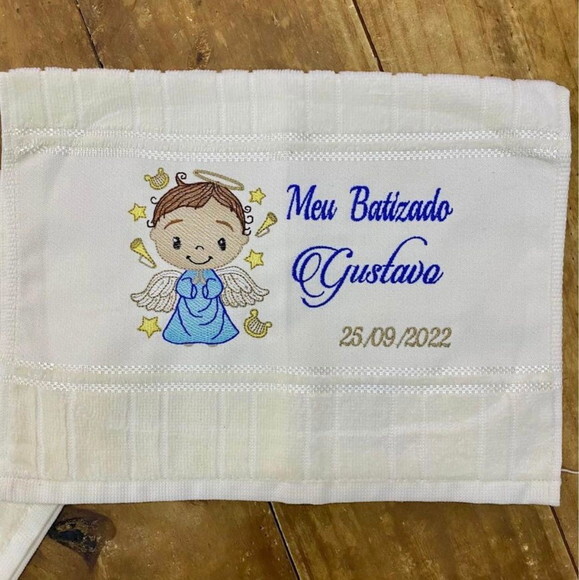 Toalha Batizado Menino
