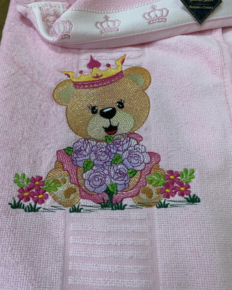 Toalha de Banho com Capuz Menina