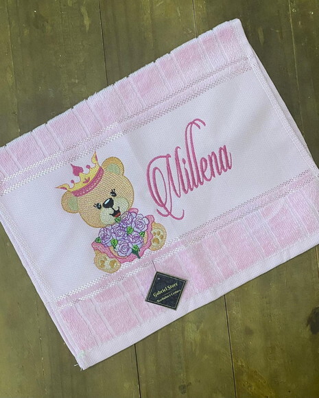 Toalha de Lavabo Infantil Menina