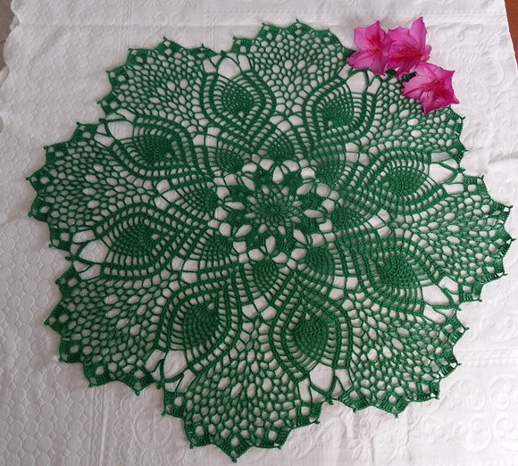 Toalha em Crochê Divino