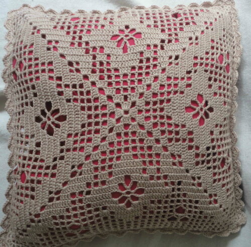 Almofada de Crochê belle
