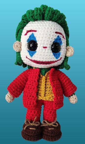 Amigurumi Articulável Coringa