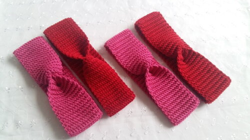 Faixa para cabelo/ Turbante de crochê
