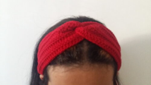 Faixa para cabelo/ Turbante de crochê