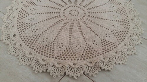 Tapete de Croche Redondo Paris