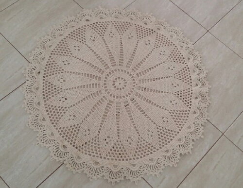 Tapete de Croche Redondo Paris