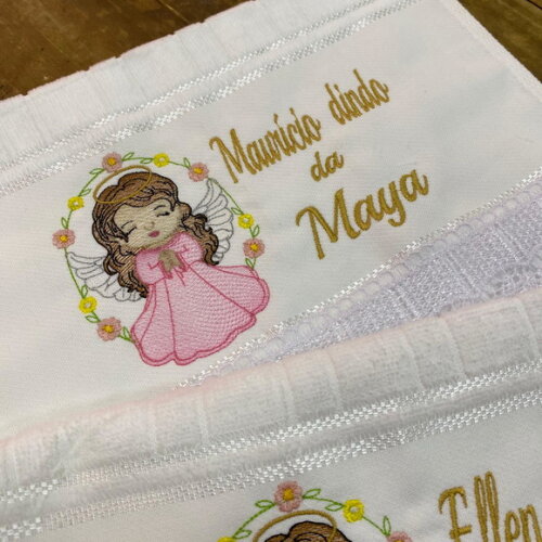 Toalha Batizado Menina