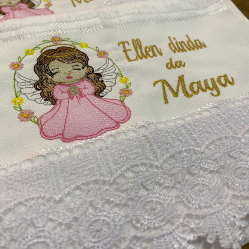 Toalha Batizado Menina