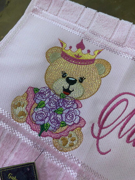 Toalha de Lavabo Infantil Menina