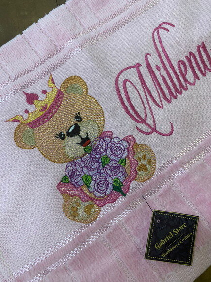 Toalha de Lavabo Infantil Menina