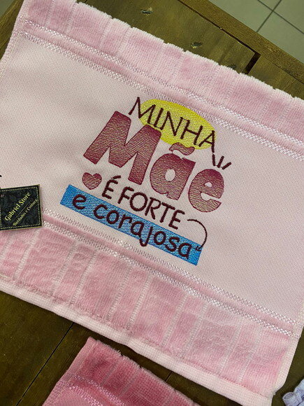 Toalhinha Lavabo - Dia das Mães