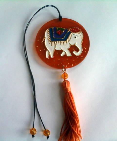 Amuleto Elefante para Carro 7cm