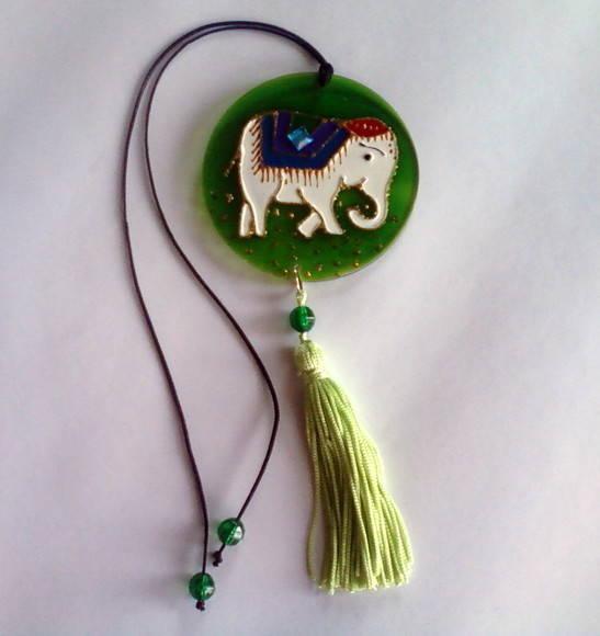 Amuleto Elefante para Carro 7cm
