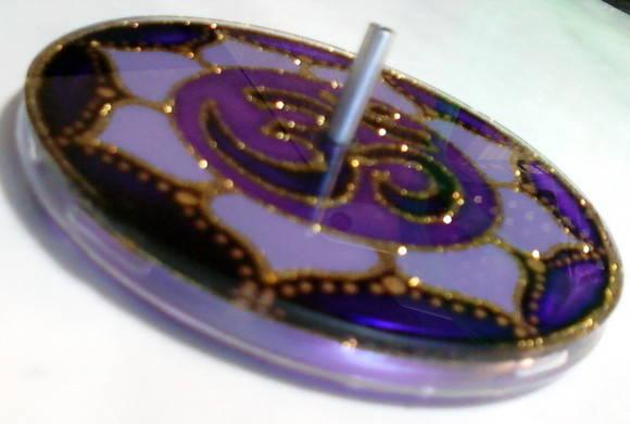 Incensário Om Violeta 12cm