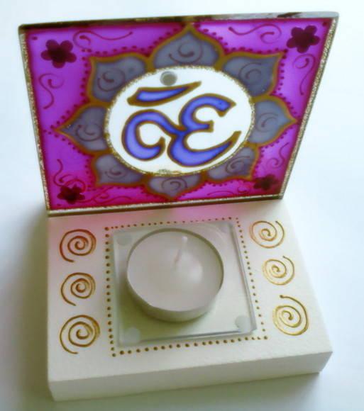 Luminária Vitral Om