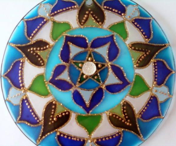 Mandala 5 Pétalas 15cm