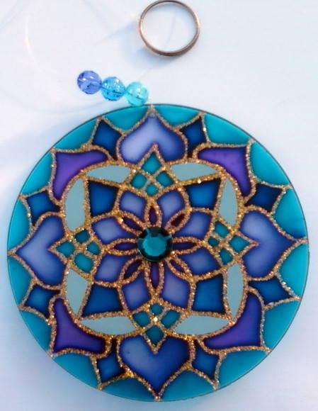 Mandala Azul 12cm