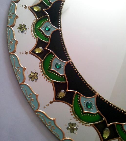 Mandala Decorativa Verde 30cm