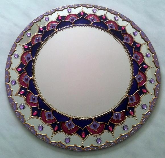 Mandala Decorativa Violeta 30cm