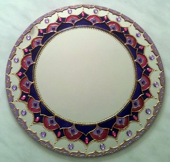 Mandala Decorativa Violeta 30cm