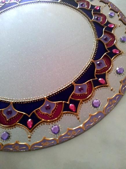 Mandala Decorativa Violeta 30cm