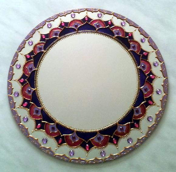 Mandala Decorativa Violeta 30cm