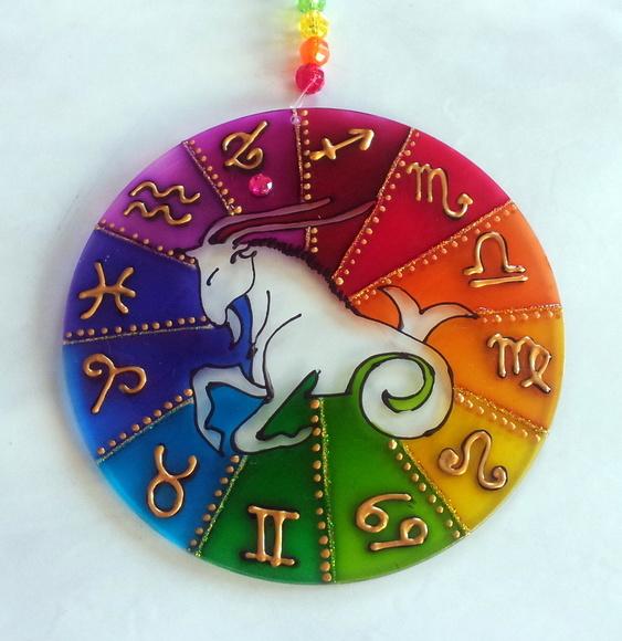 Mandala do Signo de Capricórnio 12cm