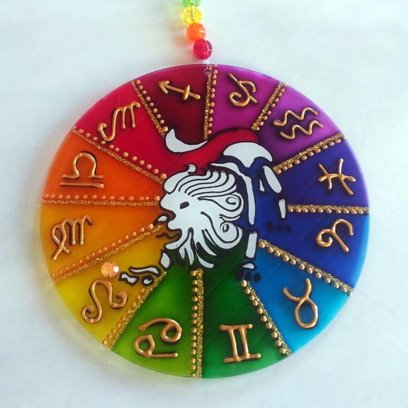 Mandala do Signo de Leão 12cm