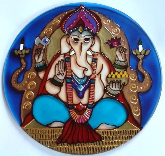 Mandala Ganesha 20cm de Parede