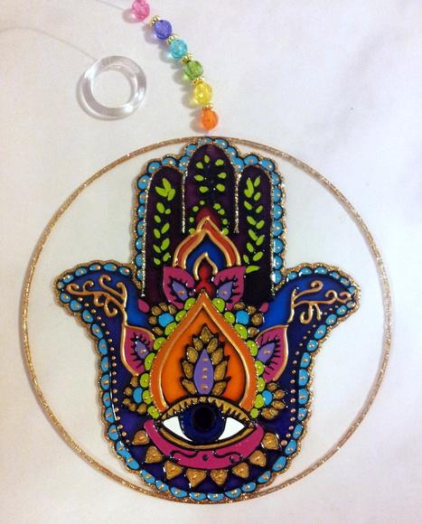 Mandala Mão de Hansa 15cm