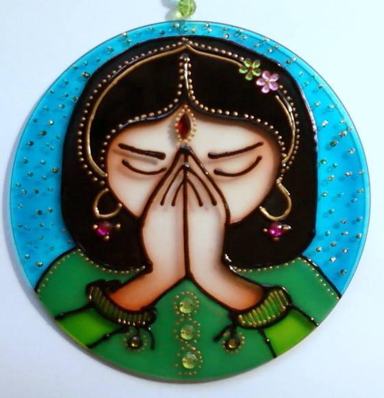 Mandala Namastê 15cm