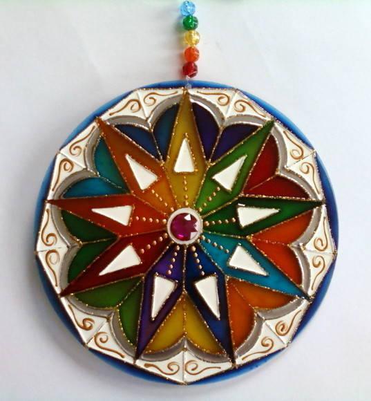 Mandala Nove Raios 15cm