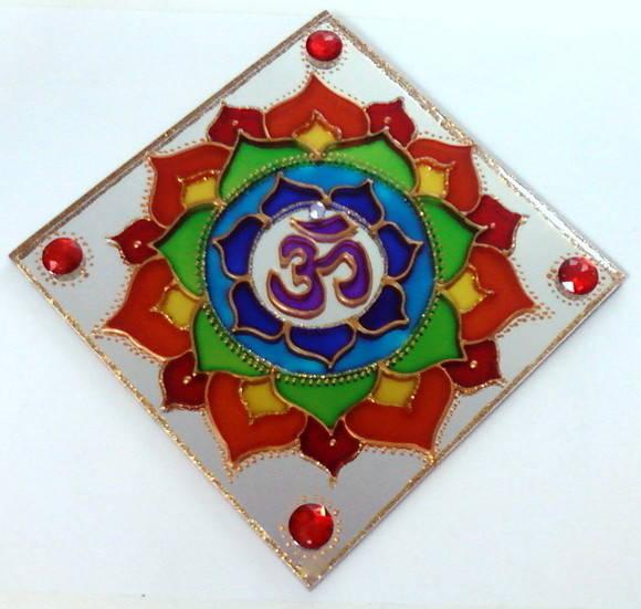 Mandala Om 7 Cores 15cm