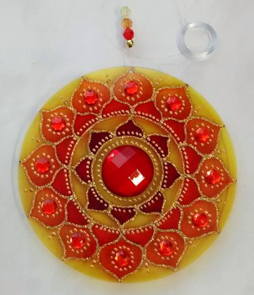 Mandala Prosperidade Acrílico 15cm