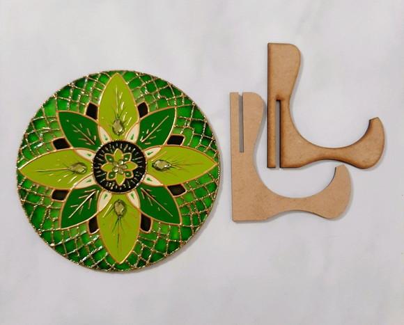 Mandala Saúde para Mesa 15cm