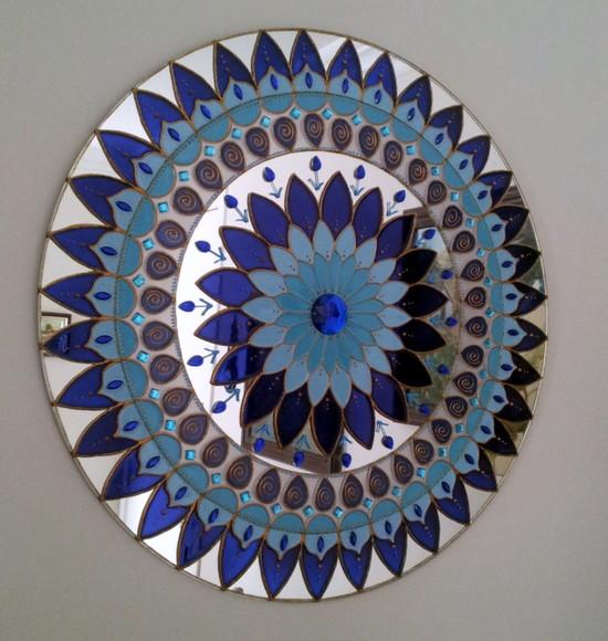 Mandala Serenidade em Acrílico Espelhado de 60cm