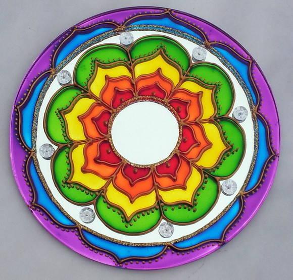 Mandala Vibração das Cores 15cm
