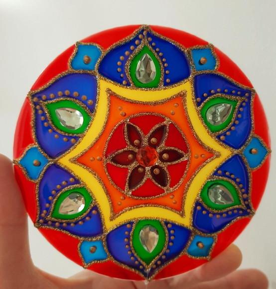 Mandala Vitral 12cm