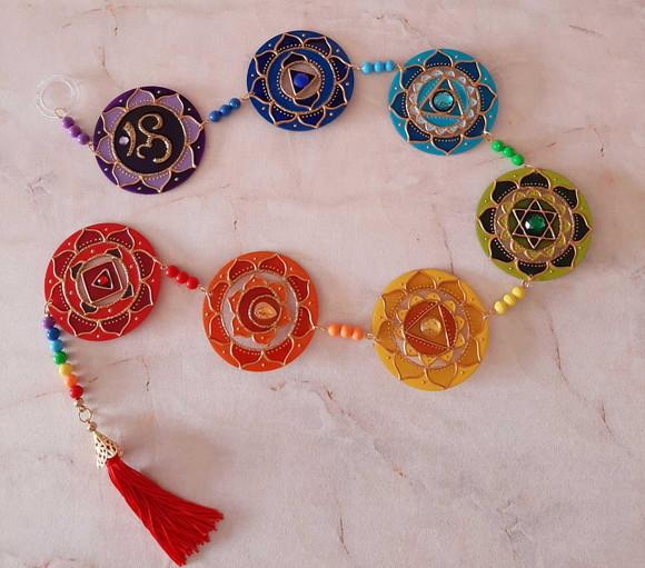 Móbile 7 Chakras Modelo 1