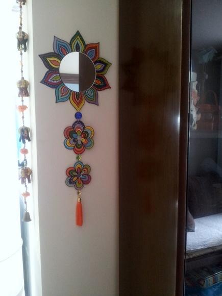 Móbile Flores Coloridas (modelo 1)