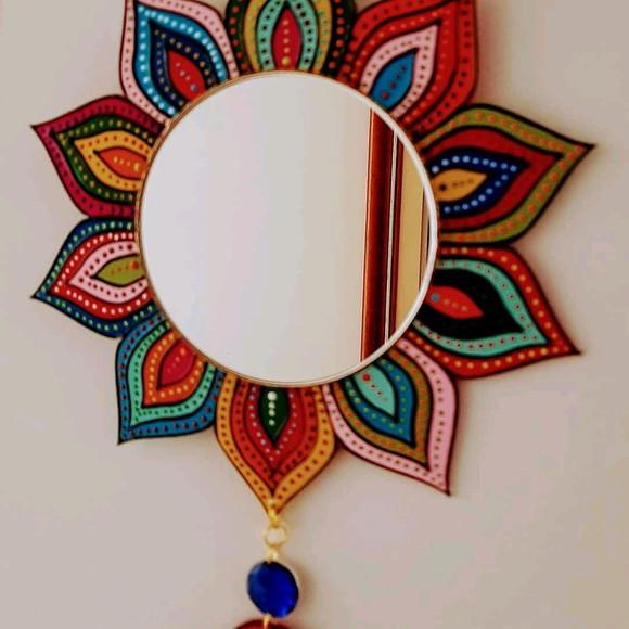 Móbile Flores Coloridas (modelo 2)