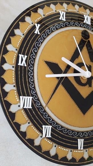 Relógio Decorativo Símbolo da Maçonaria 30cm