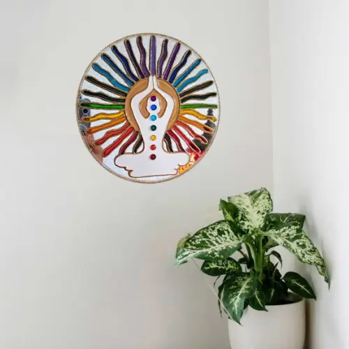 Espelho 7 Chakras de 20cm