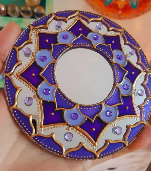 Espelho Violeta para Porta 12cm