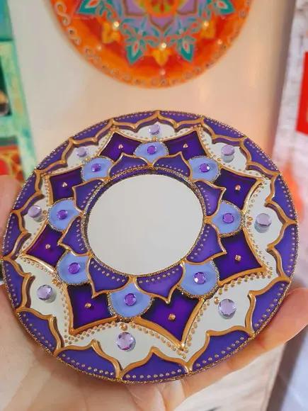 Espelho Violeta para Porta 12cm