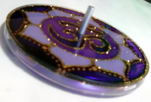 Incensário Om Violeta 12cm