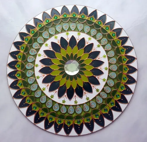 KIT Mandalas em vidro 40cm (de parede)