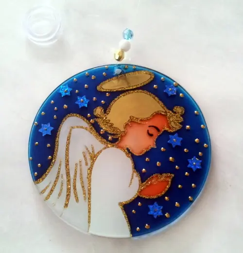 Mandala Anjo da Guarda 12cm