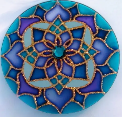 Mandala Azul 12cm