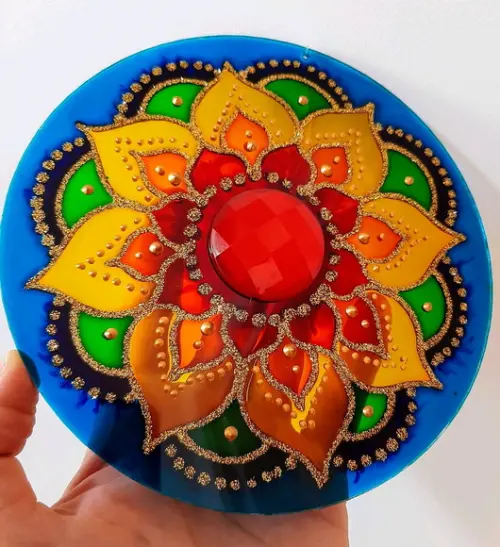 Mandala Colorida 15cm